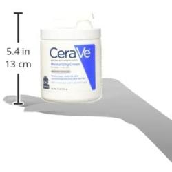CeraVe Moisturizing Cream With Pump for Normal To Dry Skin, 19 Ounce