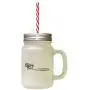 Black Too Brush Brush Tooth Frosted Glass Mason Jar With Straw Black Too Brush Brush Tooth Frosted Glass Mason Jar With Straw