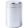 Boîte de rangement miniature en aluminium Tea Caddy, contenants à café/thé scellés portables, idéale pour le voyage, boîtes/pots d'organisation en argent. Boîte de rangement miniature en aluminium Tea Caddy, contenants à café/thé scellés portables, idéale pour le voyage, boîtes/pots d'organisation en argent.