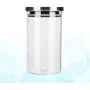 Glasbehälter von UPKOCH, transparente, luftdichte Lebensmittel-Aufbewahrungsbox, Deckel, für Küche (175 ml)