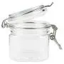250 Ml Square Clip Top Storage Jar with Airtight Seal Lid Kitchen Food Container Tableware Preserving Cosmetic Cream Organizer 250 Ml Square Clip Top Storage Jar with Airtight Seal Lid Kitchen Food Container Tableware Preserving Cosmetic Cream Organizer