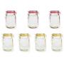 7Pcs/lot Jar Zipper Bags Fridge Freezing Food Storage Bag Reusable Snack Sandwich Travel Bags Seal Food Saver,as picture