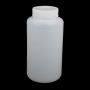 uxcell 5pcs 1000ml PE Plastic Wide Mouth Sealed Liquid Storage Bottle Container White