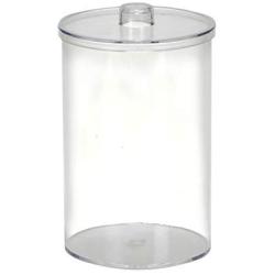 MABIS Plastic Apothecary Jar, Sundry Jar Without Imprints, Clear