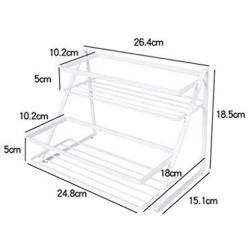 Kitchen shelf Household Double Rack Kitchen Countertop Seasoning Jar Bathroom Desktop Cosmetics Storage Rack cabinet organizer