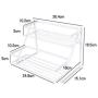 Kitchen shelf Household Double Rack Kitchen Countertop Seasoning Jar Bathroom Desktop Cosmetics Storage Rack cabinet organizer