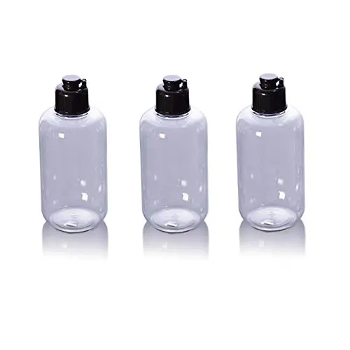 Bouteilles Remplissables Transparentes 3 Pièces 200ml/6.8oz pour Cosmétiques, Crèmes, Eau Florale, Tonique, Lotion, Gel de Douche, Shampoing Bouteilles Remplissables Transparentes 3 Pièces 200ml/6.8oz pour Cosmétiques, Crèmes, Eau Florale, Tonique, Lotion, Gel de Douche, Shampoing