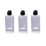 Bouteilles Remplissables Transparentes 3 Pièces 200ml/6.8oz pour Cosmétiques, Crèmes, Eau Florale, Tonique, Lotion, Gel de Douche, Shampoing Bouteilles Remplissables Transparentes 3 Pièces 200ml/6.8oz pour Cosmétiques, Crèmes, Eau Florale, Tonique, Lotion, Gel de Douche, Shampoing