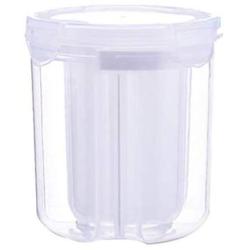 UPKOCH Plastic Canister with Lid Airtight Food Storage Flour Sugar Crisper Grains Containers Partition Can Sealing Bottle