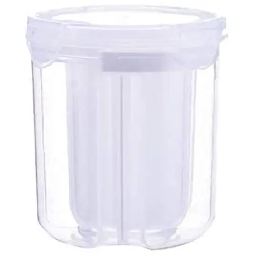 UPKOCH Plastic Canister with Lid Airtight Food Storage Flour Sugar Crisper Grains Containers Partition Can Sealing Bottle