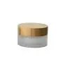 Un Pack de 30 ml / 30 g de Bocal en Verre Opale avec Couvercle en Bambou, Bocal à Crème avec Liner Intérieur, Contenant Cosmétique Remplissable. Un Pack de 30 ml / 30 g de Bocal en Verre Opale avec Couvercle en Bambou, Bocal à Crème avec Liner Intérieur, Contenant Cosmétique Remplissable.