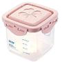 Stackable Plastic Food Storage Box Sealing Jar Household Storage Box Kitchen Fridge Noodle Grain Storage Food Container LPC8178 (650ML)
