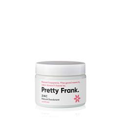 Pretty Frank Natural Deodorant Jar- No Aluminum, No Baking Soda Deodorant for Women, Men, Teens, Kids – Paraben Sulfate Free Cream Deodorant with Non-Nano Zinc Oxide & Magnesium Hydroxide (Jasmine)