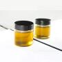 Litanika 4oz Glass Jars with Lids, Mini Round Set 12 Pack