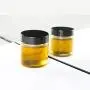 Litanika 4oz Glass Jars with Lids, Mini Round Set 12 Pack