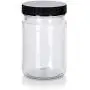 6 oz Clear PET Spice Bottle with Black Ribbed Cap (12 pack) + Labels 6 oz Clear PET Spice Bottle with Black Ribbed Cap (12 pack) + Labels