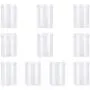 Klare Kunststoffbehälter, 10er Set – Leere, wiederbefüllbare Gläser mit Deckel für Küche, Trockenwaren, Nüsse, Süßigkeiten, kleine Accessoires (630 ml)