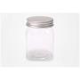 Cereal Storage Container 12 Packs Clear Plastic Containers with Silver Metal Lids Food Safe Stackable Transparent Storage Container