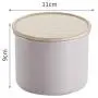 Contenant Cylindrique Multifoiillage et Huiles Végétales – Conservation Alimentaire Scellée – Pots Plastiques Airtight