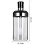 ZFRANC Glass Seasoning Bottle Salt Storage Box Spice Jar Kitchen Supplies with Spoon for Home & Hotel