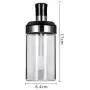 Glas-Würze-Flasche, T-REASURE, durchsichtige Salzbehälter-Glas mit Messlöffel für Salz, Zucker, Pfeffer, Gewürze, Küchenzubehör