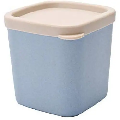 BESTONZON Airtight Lebensmittel-Aufbewahrungskarton Getreide Reis Bohnen Mehl Aufbewahrungsbox Behälter mit Deckel (Blau, Große Größe)