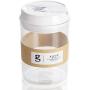 Tree House Food Storage canisters with lids, Plastic Storage Jars Versatile Durable Herbs Pot Round and Square-B 750ml
