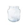 (2 Pack) 1/2 Gallon Clear Glass Jar with White Plastic Cap