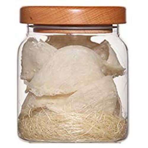 Sealed Glass Bottle Storage Jar Food Grains Moisture-proof Transparent Tea Coffee Seal Storage Cans DELICATEWNN (Capacity : 500ml)