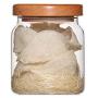 Sealed Glass Bottle Storage Jar Food Grains Moisture-proof Transparent Tea Coffee Seal Storage Cans DELICATEWNN (Capacity : 500ml)