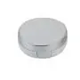 Boîte de Rangement Luxueuse Portable 15ml/0.5oz pour Poudre, CC Cream, Éponge à Fond de Teinte, avec Miroir (Blanc)