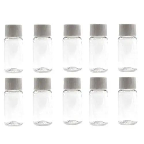 10 Pièces Pots Remplissables en PET Transparent 30ml/1oz avec Bouchon Plastique pour Cosmétiques, Huiles Essentielles, Tonique, Parfum (Couleur du Bouchon Aléatoire) 10 Pièces Pots Remplissables en PET Transparent 30ml/1oz avec Bouchon Plastique pour Cosmétiques, Huiles Essentielles, Tonique, Parfum (Couleur du Bouchon Aléatoire)