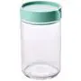 1Pcs Kitchen Glass Sealed Jars With Lid Cereals Snacks Storage Tank Milk Powder Candy Cookie Container Storage Bottle,400Ml-Purple