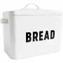 Metal Bread Box - Countertop Space-Saving, Extra Large, High Capacity Bread Storage Bin for your Kitchen - Holds 2+ Loaves - White with Bold BREAD Lettering Metal Bread Box - Countertop Space-Saving, Extra Large, High Capacity Bread Storage Bin for your Kitchen - Holds 2+ Loaves - White with Bold BREAD Lettering