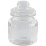 Ensemble de bocaux en verre transparent - 2 petits contenants à biscuits avec couvercle, pots à thé (650 ml / 22 oz) Ensemble de bocaux en verre transparent - 2 petits contenants à biscuits avec couvercle, pots à thé (650 ml / 22 oz)