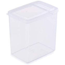 LoCbaT- 1.2l 1.8l Food Crisper Container Box Storage Transparent Boxes Jars Bottles Jars Boxes Storage Plastic Container Transparent Drawing Food Grain Penguin Wall Basket Orga