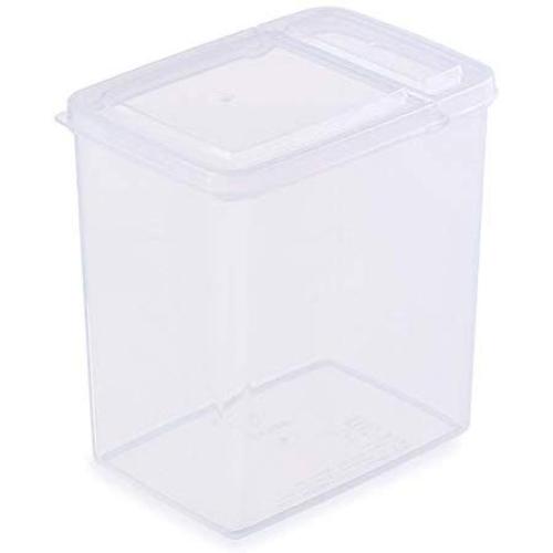 LoCbaT- 1.2l 1.8l Food Crisper Container Box Storage Transparent Boxes Jars Bottles Jars Boxes Storage Plastic Container Transparent Drawing Food Grain Penguin Wall Basket Orga