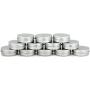 Vivaplex, 12, Aluminum, 1 oz Tin Jars with Lids