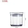 m?kvfa Plastic Cereal Dispenser Storage Box Kitchen Airtight Food Grain Rice Container Capacities of Rice Perfect for Flour, Sugar, Baking Supplies (520ML)