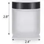 Frosted Clear Glass Straight Sided Jar - 4 oz (6 Pack) + Spatulas Frosted Clear Glass Straight Sided Jar - 4 oz (6 Pack) + Spatulas
