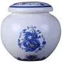 Boîte à Thé en Céramique, Récipient Scellé pour Thé / Cerise Noire / Thé Vert / Puer / Tieguanyin, Réservoir de Stockage pour Thé en Fleurs et Fruits Secs, Accessoires de Cérémonie du Thé, Récipient de Stockage pour Thé, Capacité 250 G - 500 G (Couleur : 