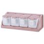 Mini Spice Jars Flip plastic seasoning box set household combination