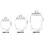 HIZLJJ 2 Pcs Food Storage Jar with Lid, [Thickened Version] Glass Airtight Seal Food Storage Jar,Clear Glass Food Storage Canister for Home Serving for Coffee, Tea, Sugar and More (Size : L)