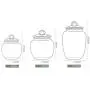 HIZLJJ 2 Pcs Food Storage Jar with Lid, [Thickened Version] Glass Airtight Seal Food Storage Jar,Clear Glass Food Storage Canister for Home Serving for Coffee, Tea, Sugar and More (Size : L)