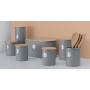 Typhoon Living Airtight Sugar Storage Canister with Bamboo Lid, Grey, 1 Litre