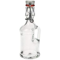 Viva Haushaltswaren Set of 12 Mini/Gallon 40 ml Glass Bottles with Swing Stopper