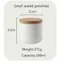 260Ml/800Ml/1000Ml Sealed Ceramic Storage Jar With Bamboo Lid Spices Tank Container Kitchen Food Bottle Coffee Tea Caddy,S Sealed Jar-White 260Ml/800Ml/1000Ml Sealed Ceramic Storage Jar With Bamboo Lid Spices Tank Container Kitchen Food Bottle Coffee Tea Caddy,S Sealed Jar-White