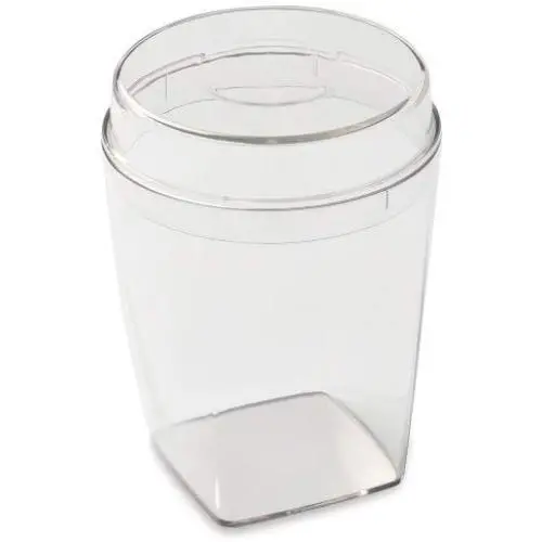 DEA HOME ART813 Lebensmittelbehälter aus Kunststoff, 14 cm, Transparent