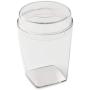 DEA HOME ART813 Food Storage Container SAN Plastic, 14 cm, Transparent