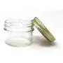 4 oz Mason Jar Clear Round Regular Mouth in Case of 12 (12 Pack) by Packaging For You (Gold) 4 oz Mason Jar Clear Round Regular Mouth in Case of 12 (12 Pack) by Packaging For You (Gold)